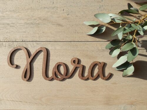 Letters in hout