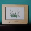 Fineerhouten kader voor 15 x 10 cm foto