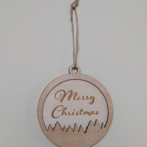 Kerstbal 'Merry Christmas' DELUXE