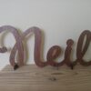 Letters in hout
