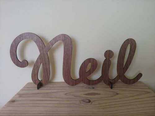 Letters in hout