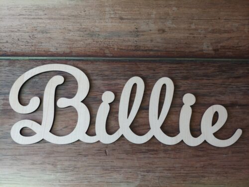 Letters in hout