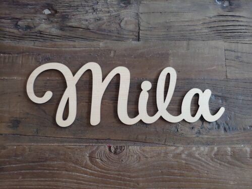 Letters in hout