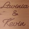 Letters in hout