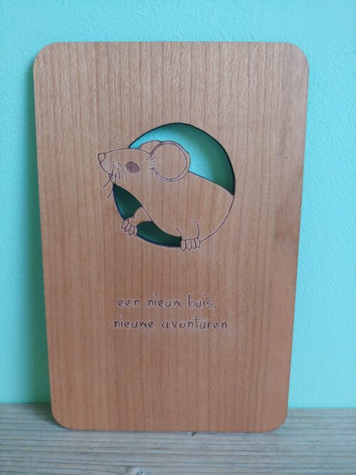 Quote op hout